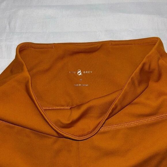 Lou & Grey Orange High Waisted Leggings - Picture 3 of 7